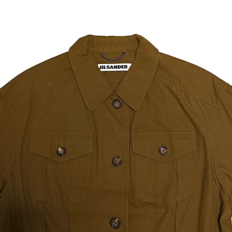 【USED】JIL SANDER+ Minimal Trucker Jacket Dusty Brown