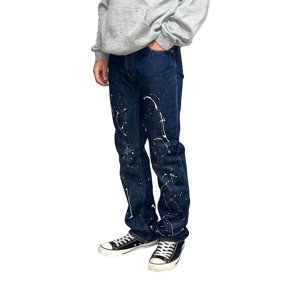 USED】HELMUT LANG 1999 PAINT DENIM PANTS | KONBINI USED】HELMUT LANG 1999 PAINT DENIM PANTS | KONBINI