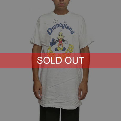【USED】80'S Disneyland ZOO CREW T-SHIRT
