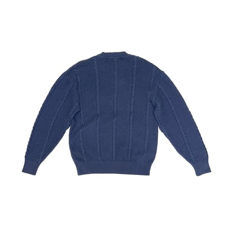 【USED】80's Salvatore Ferragamo COTTON KNIT SWEATER