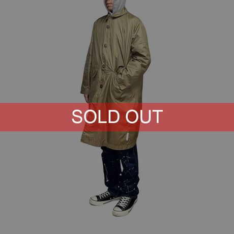 【USED】00's ARMANI JEANS NYLON LONG COAT