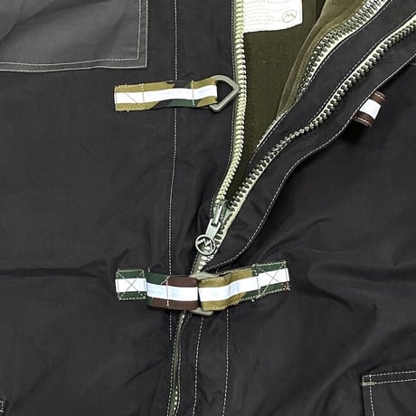 【DEAD STOCK】90'S MAHARISHI 3-WAY FISH TAIL HOODED COAT BLACK