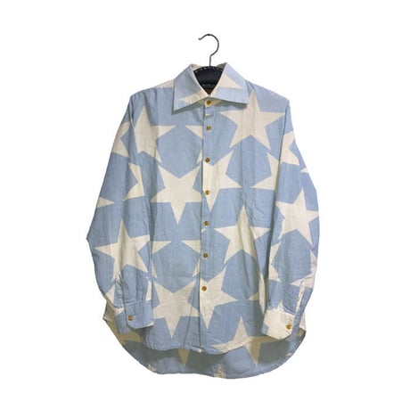【USED】80'S VIVIENNE WESTWOOD STAR CHAMBRAY SHIRT