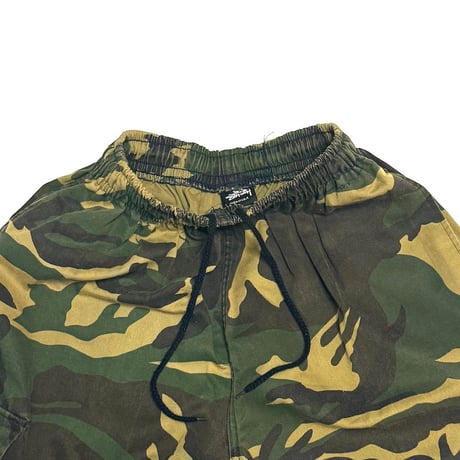 【USED】90's Bootleg STUSSY Camo Cargo Shorts