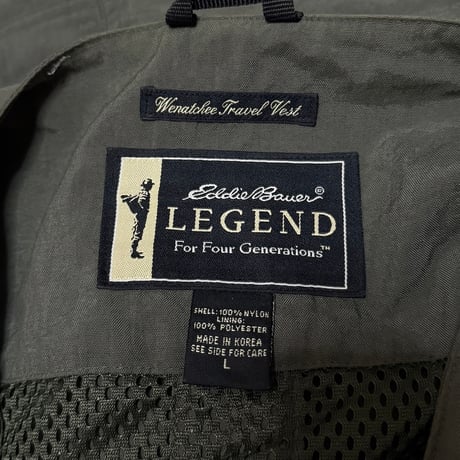 【USED】90's-00's Eddie Bauer LEGEND Wenatchee Travel Vest