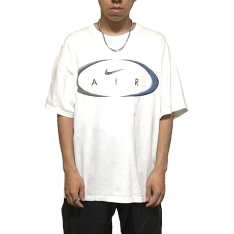 【USED】90'S  NIKE SWOOSH AIR LOGO T-SHIRT