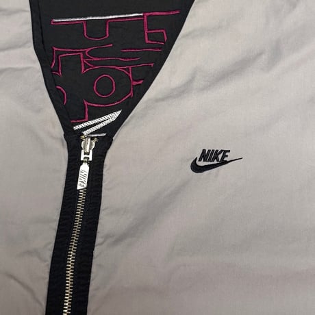 【USED】90's NIKE "Just Do It" Embroidery Reversible Vest