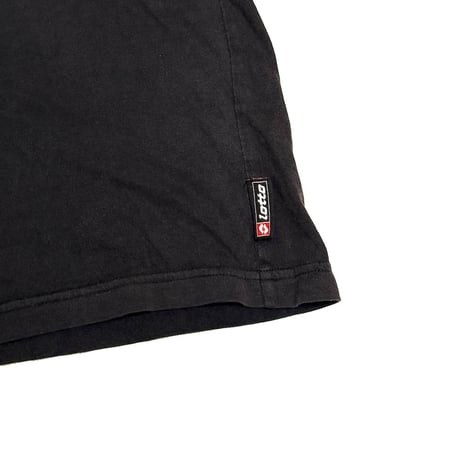 【USED】00's Lotto SHEVA Tiger Stripe Logo T-shirt
