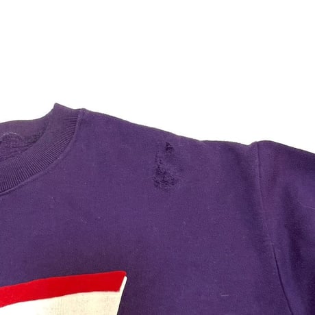 【USED】80'S-90'S VANS STARS AND STRIPES LOGO SWEATSHIRT
