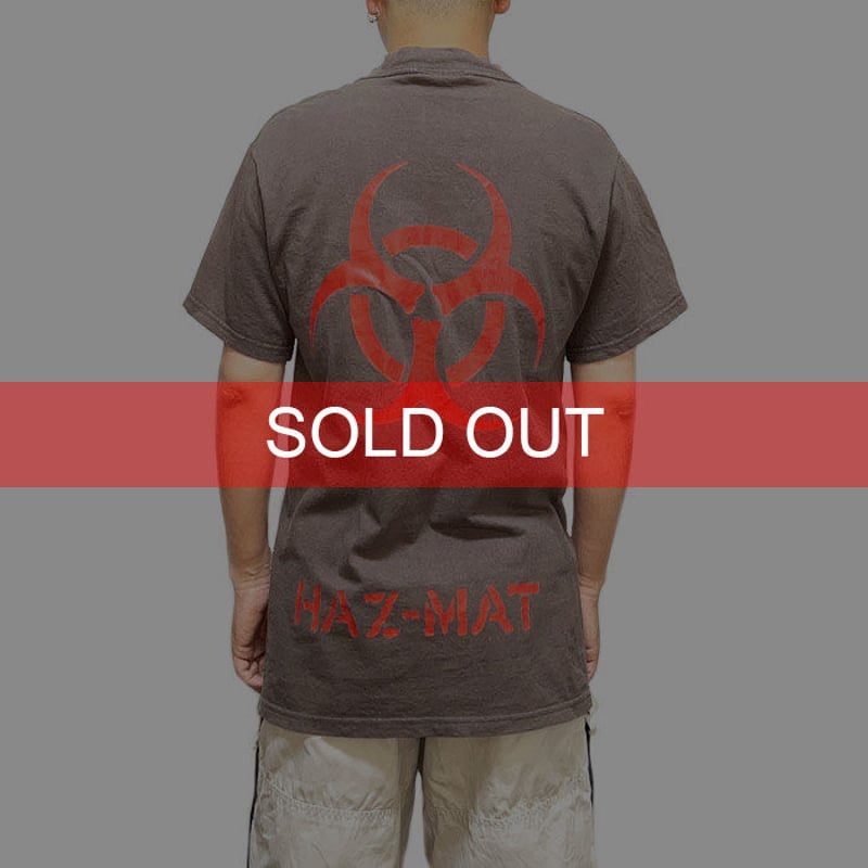 USED】90'S HAZ-MAT BIOHAZARD T-SHIRT | KONBINI