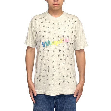 【USED】90's Wisquitas “Mosquitas” All-Over Print T-shirt