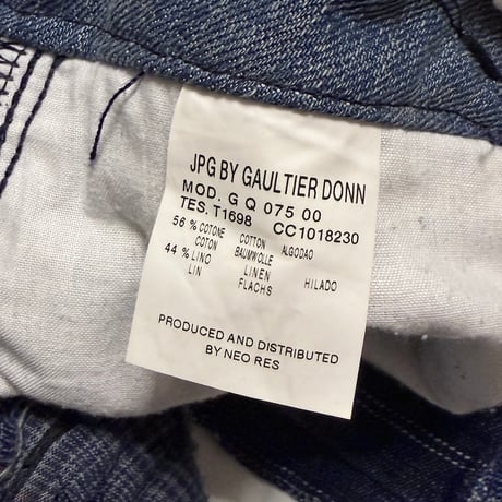 【USED】90's Jean Paul Gaultier JPG JEAN’S Patchwork Flare Denim Pants