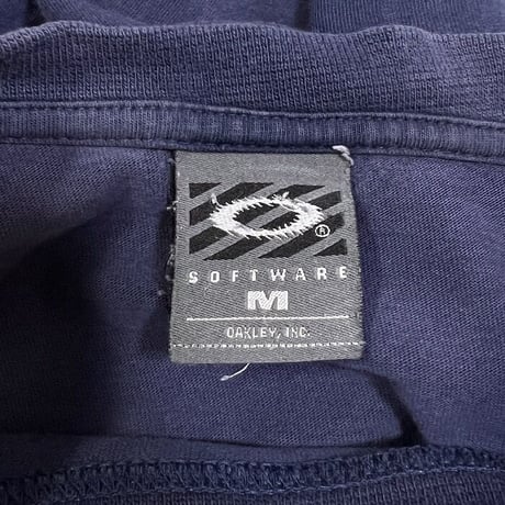 【USED】90'S-00'S OAKLEY SOFTWARE PREDATOR T-SHIRT SIZE:M