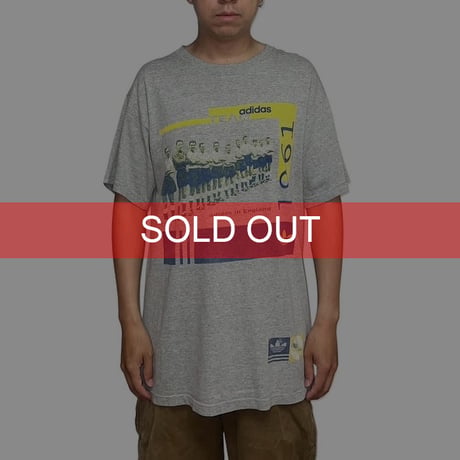 【USED】90's adidas in England 1961 TEAM T-SHIRT
