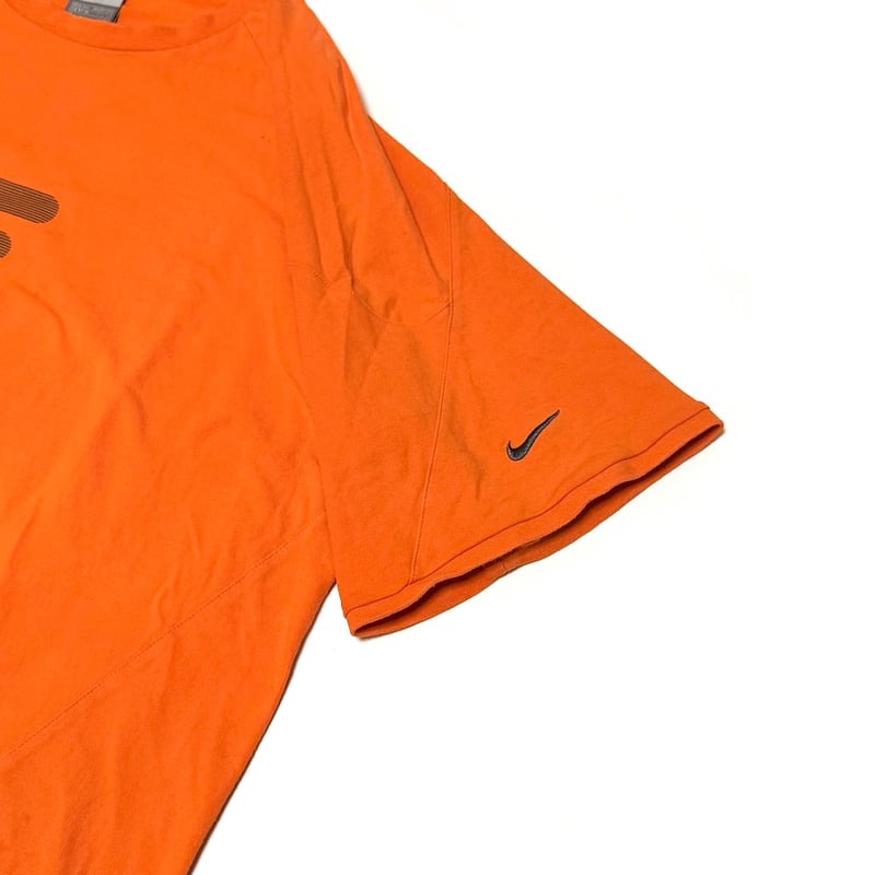 USED】00's EURO NIKE SHOX TECHNICAL T-SHIRT ORA