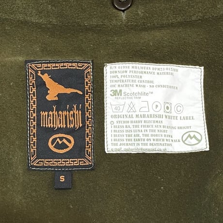 【DEAD STOCK】90'S MAHARISHI 3-WAY FISH TAIL HOODED COAT BLACK