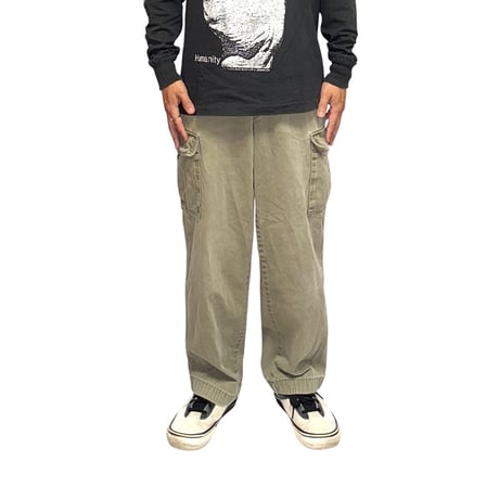【USED】00's Eddie Bauer VINTAGE COTTON CARGO PANTS