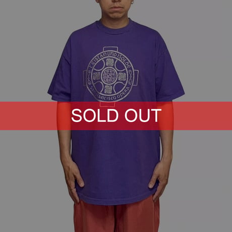 【USED】80's-90's San Francisco Opera CELTIC CROSS T-SHIRT