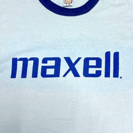 【USED】80's maxell × a&b sound Ringer T-shirt