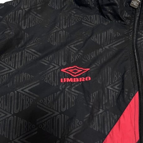 【USED】90'S OLD UMBRO BIG LOGO NYLON JACKET