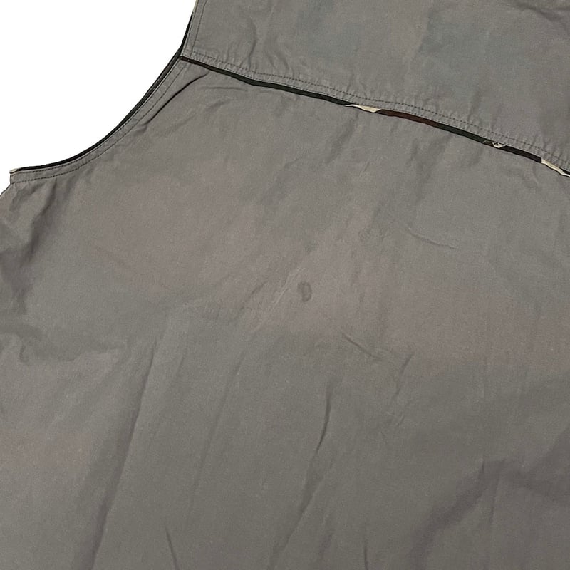 USED】90's Maharishi ASYMMETRICAL VEST LIGHT GR