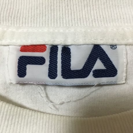【USED】90'S FILA MARKER LOGO T-SHIRT