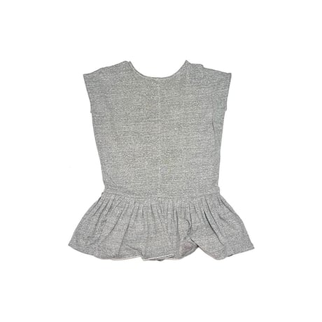 【USED】80's 秋 SWEAT PEPLUM TUNIC