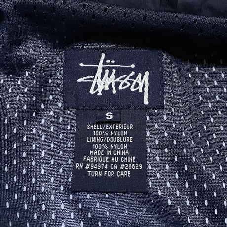 【USED】90'S-00'S STUSSY NYLON HOODED JACKET