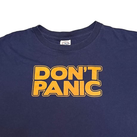 【USED】00's DON'T PANIC T-shirt