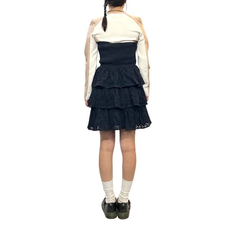 【USED】00's HOLLISTER 2-WAY BARE TOP TUNIC DRESS SKIRT