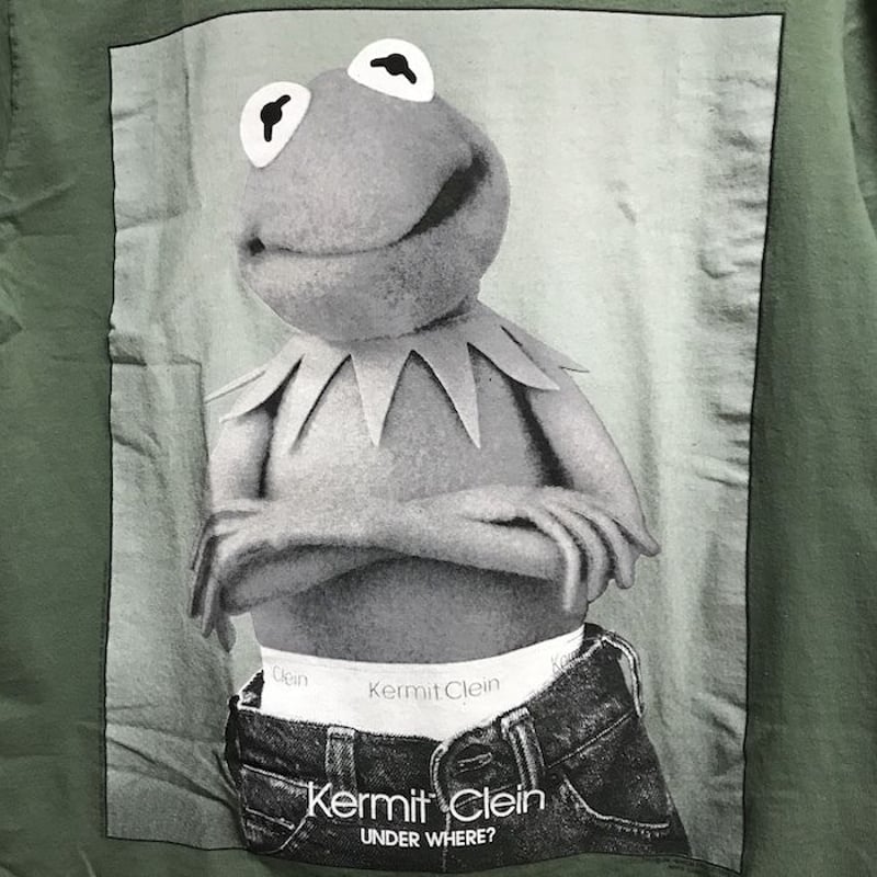 USED】90'S KERMIT CLEIN T-SHIRT | KONBINI USED】90'S KERMIT CLEIN T-SHIRT | KONBINI