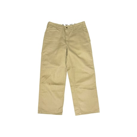 【USED】90's BEN DAVIS WORK TROUSERS BEIGE MADE IN USA