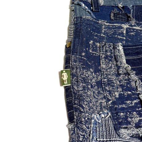 【USED】90's Jean Paul Gaultier JPG JEAN’S Patchwork Flare Denim Pants