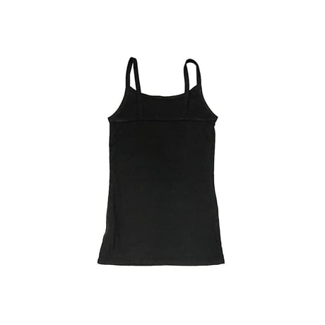 【USED】00's NO BOUNDARIES RIB CAMISOLE BLACK