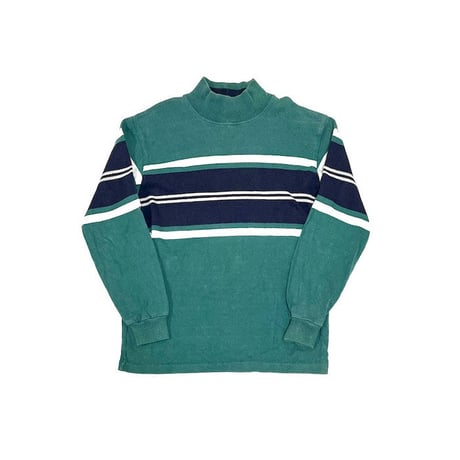 【USED】90'S L.L.BEAN L/S MOCK NECK TOP