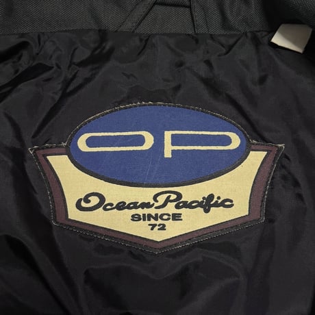 【USED】00's OP Ocean Pacific Track Line Zip-Up Jacket