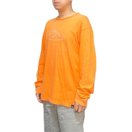 【USED】90'S-00'S STUSSY AIR FORCE 1 EMBROIDERY L/S T-SHIRT