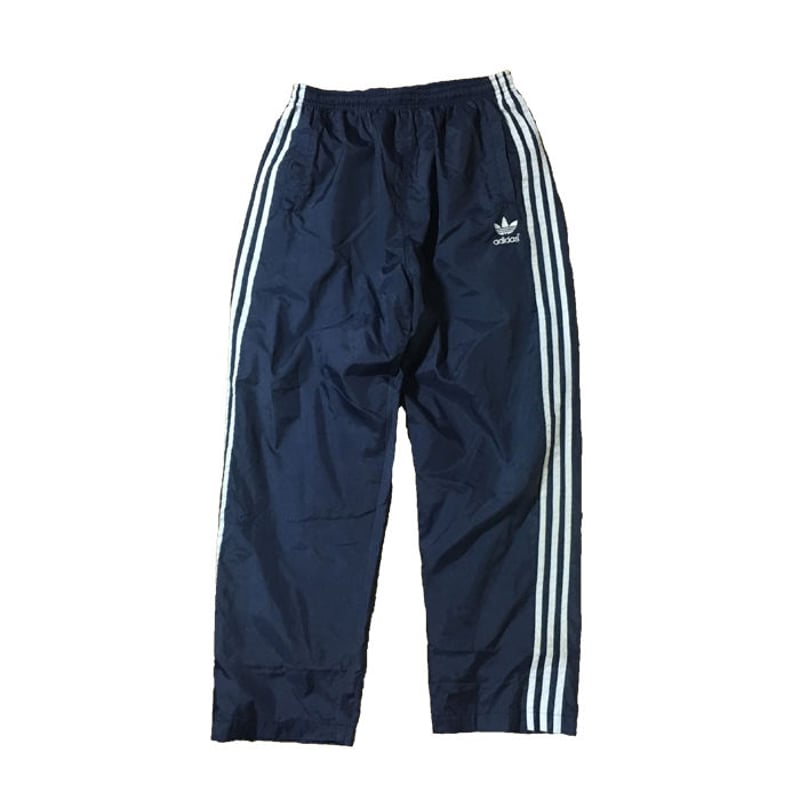 USED】90'S ADIDAS NYLON TRACK PANTS NAVY | KONBINI USED】90'S ADIDAS NYLON TRACK PANTS NAVY | KONBINI