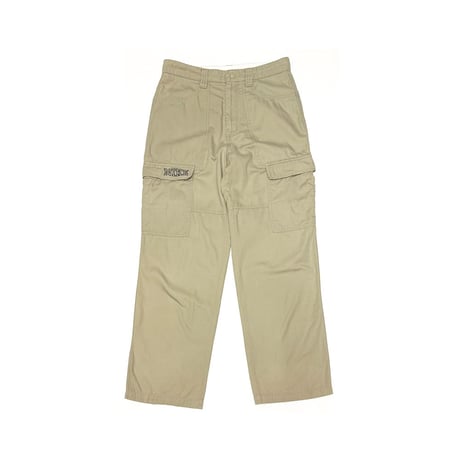 【USED】00's NIKE Logo Embroidery Cargo Pants Beige