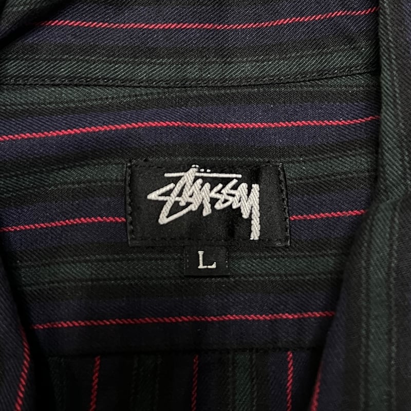 USED】80's OLD STUSSY STRIPE OVERSIZED DRIZZLER USED】80's OLD STUSSY STRIPE OVERSIZED DRIZZLER