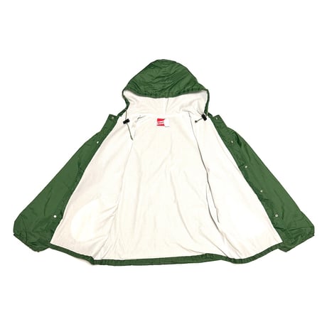 【USED】90's Shorty’s Hooded Coach Jacket Green Made in USA