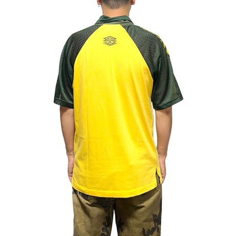 【USED】90'S OLD UMBRO BRAZILIAN COLOR FOOTBALL TRAINING SHIRT