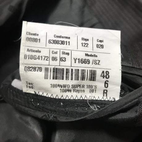 【USED】GIVENCHY PARIS DOUBLE BREASTED JACKET