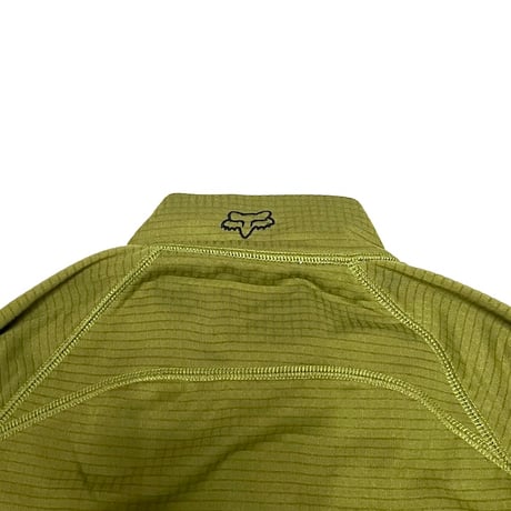 【USED】00's FOX RACING MICRO GRID FLEECE ZIP-UP TOP