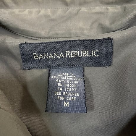 【USED】00'S BANANA REPUBLIC COTTON NYLON SHIRT