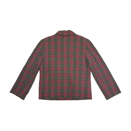 【USED】90's CLICHY Tartan Plaid Short Jacket Made in Canada