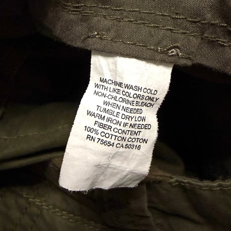 【USED】00's Abercrombie & Fitch Baggy Cargo Pants Olive