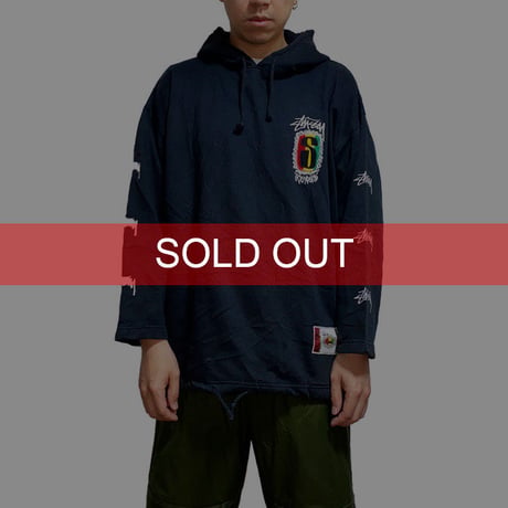 【USED】90'S BOOTLEG STUSSY HOODIE