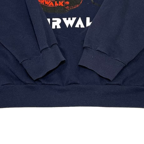 【USED】80'S-90'S OLD AIRWALK BOOTS PRINT SWEATSHIRT