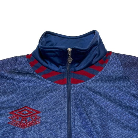 【USED】90'S OLD UMBRO PRO TRAINING FULL PATTERN TRACK JACKET